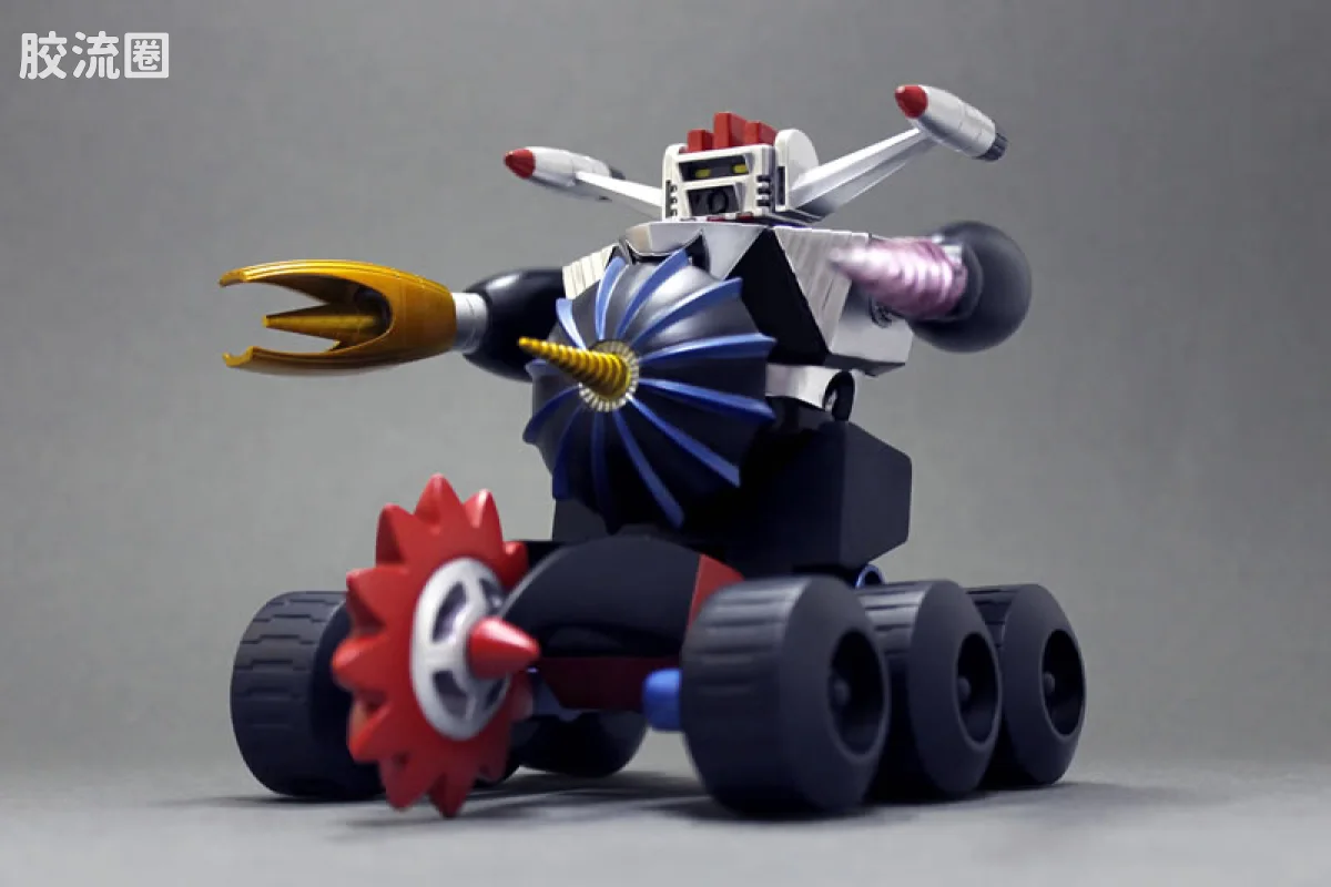 EVOLUTION-TOY机甲成品系列 Dynamite Action! HYBRID No.01 超人战队Barattack 黑色Barattack - 图片
